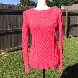Pink old navy sweater size medium